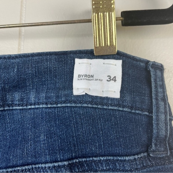 Hudson Jeans Byron Slim Straight Blue Mens Jeans Size 34 NWT - Picture 7 of 10